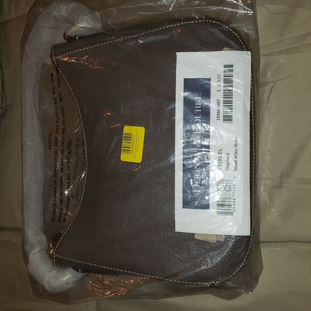 Dooney & Bourke Small Kiley Hobo "Elephant" Color (Taupe) NWT - Picture 8 of 11